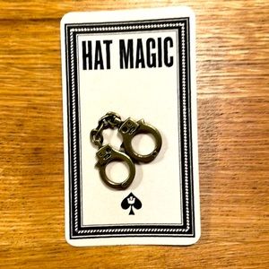 NWT Goorin Brothers Handcuffs Hat Pin